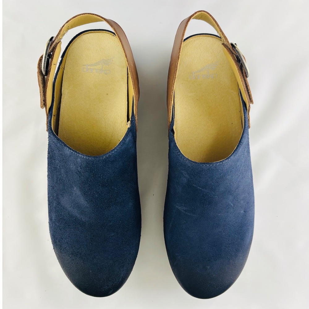 New Dansko Merrin Blue Slingback Mule Comfort Shoes Women's Size 42 | 11.5 - Picture 2 of 10